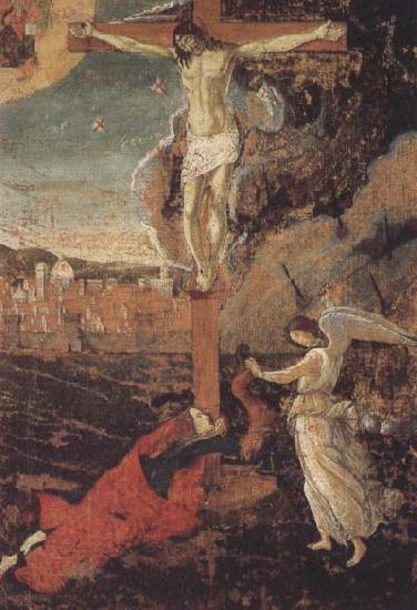  Crucifixion with the Penitent Magdalene and an Angel